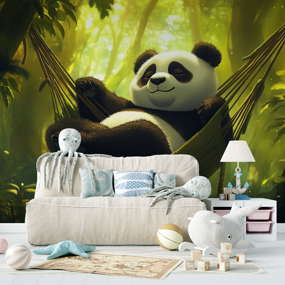 Panda Wallpaper | Forest Relaxation Wall Mural