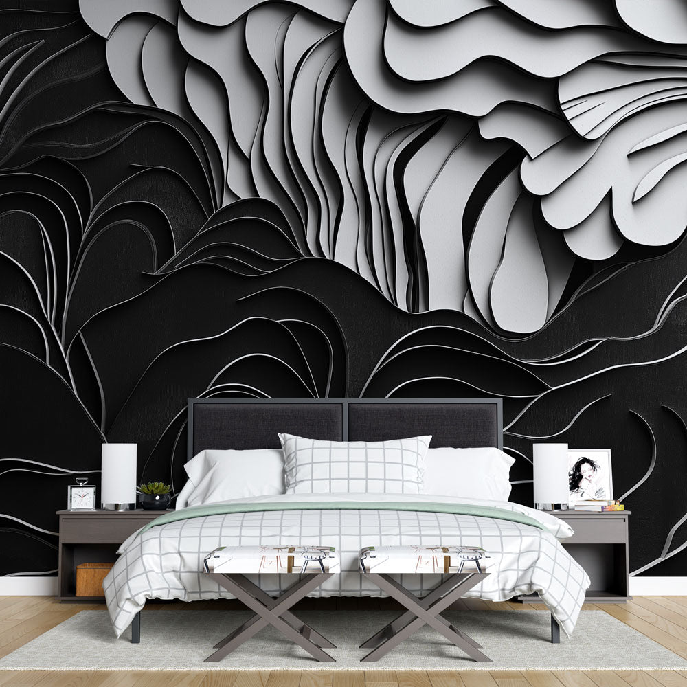 Abstract Wallpaper | Dynamic Wave Wall Mural