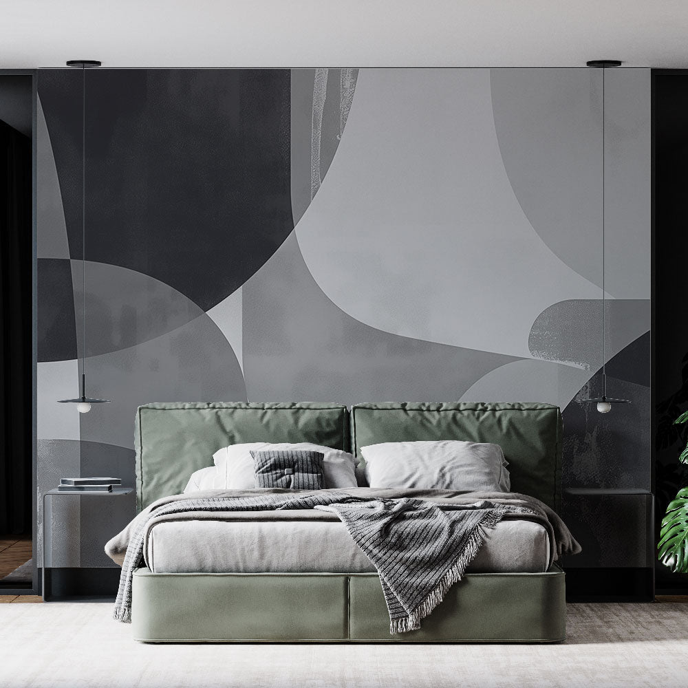 Abstract Wallpaper | Fresh Black and White Painting