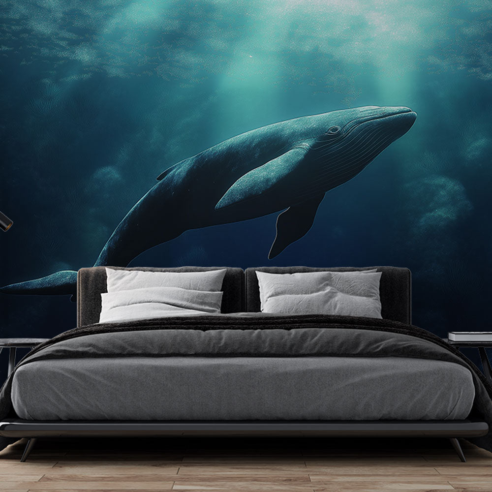 Whale Wallpaper | Majestic Whale in Marine Depths