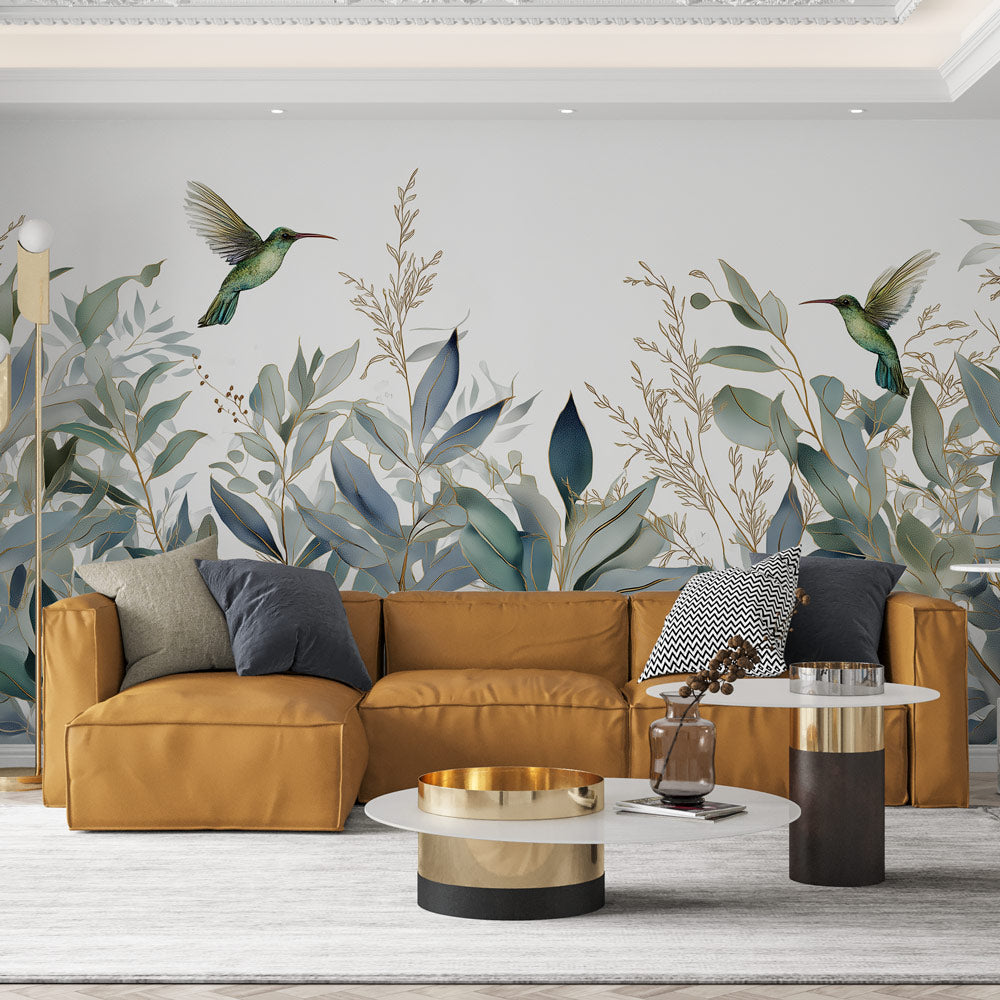Hummingbird Wallpaper | Delicate Birds Among Lush Foliage