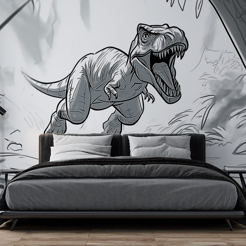 Dinosaur Wallpaper | Tyrannosaurus in Full Stride