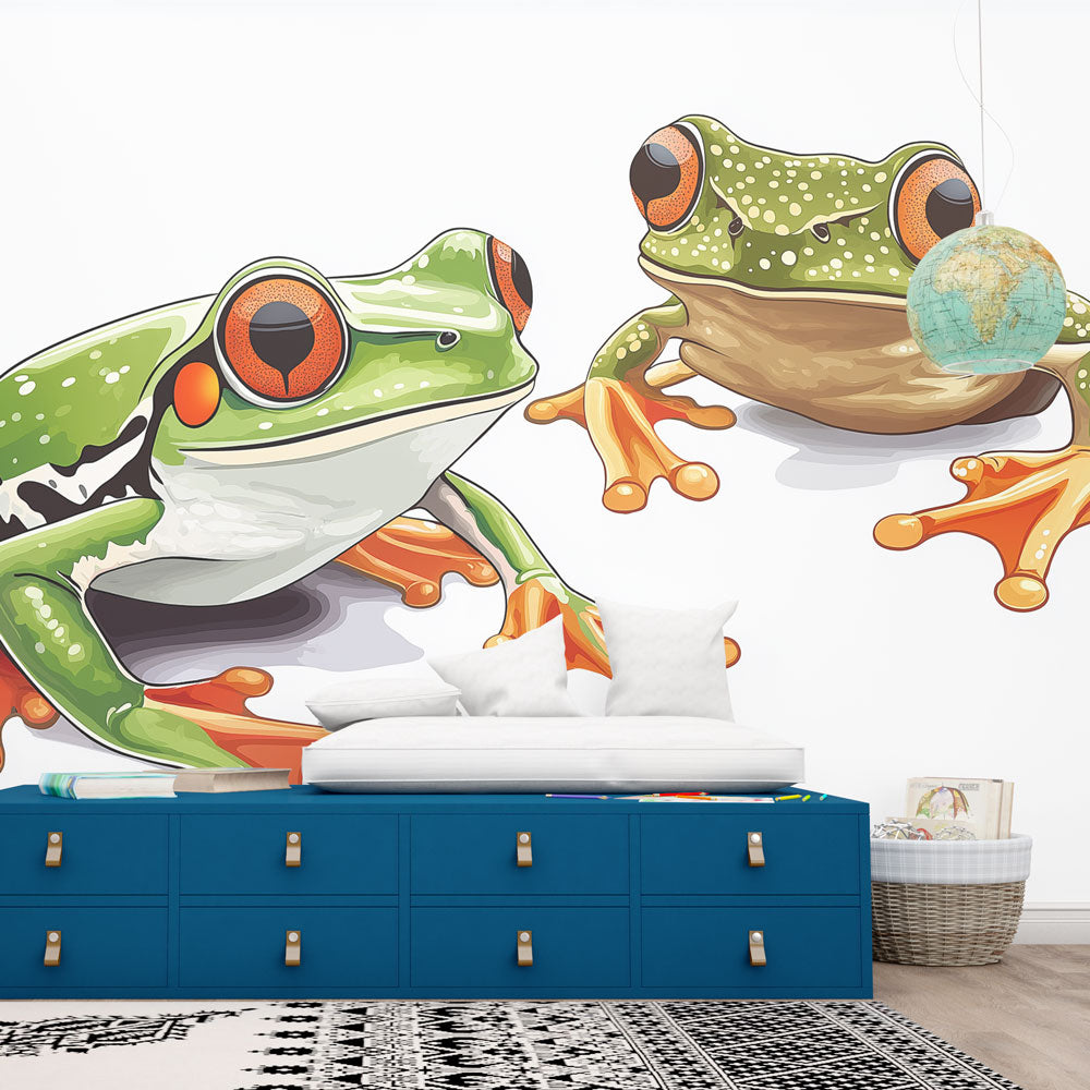 Frog Wallpaper | Vibrant Frog Illustrations