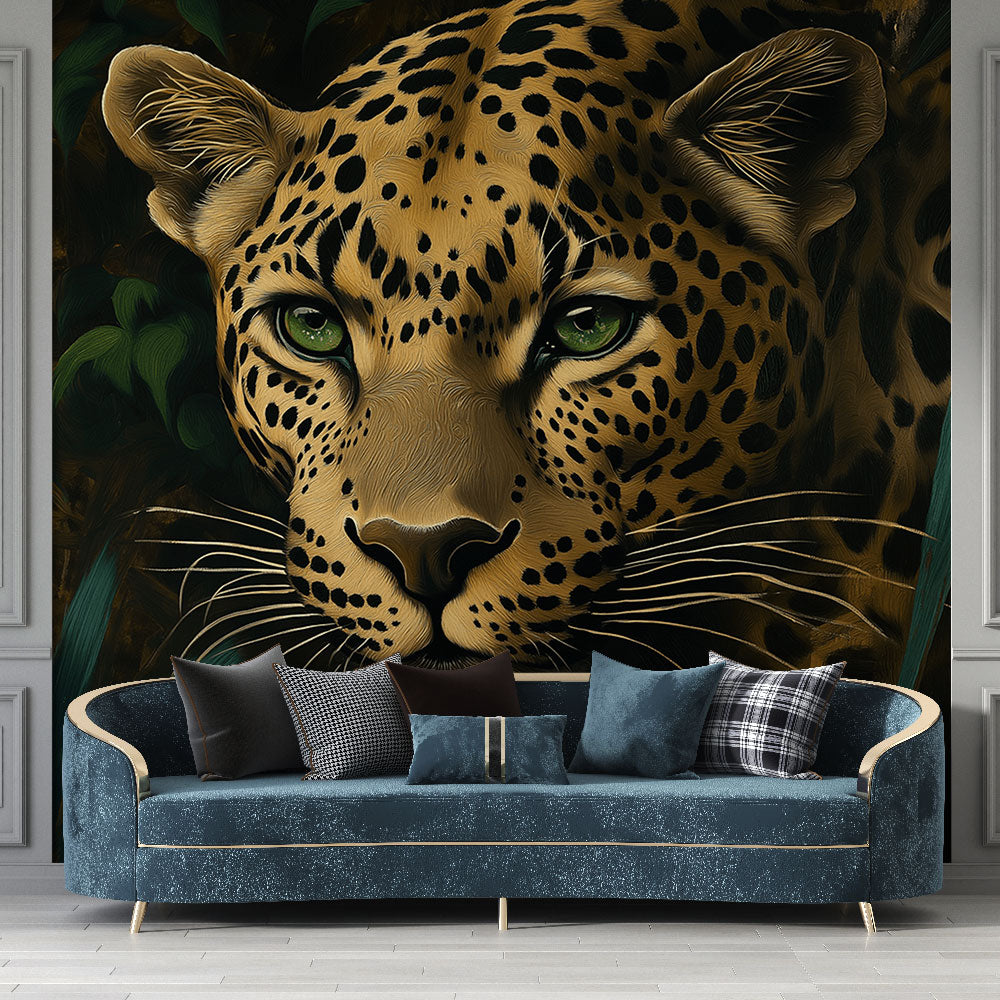 Leopard Wallpaper | Captivating Gaze in the Jungle