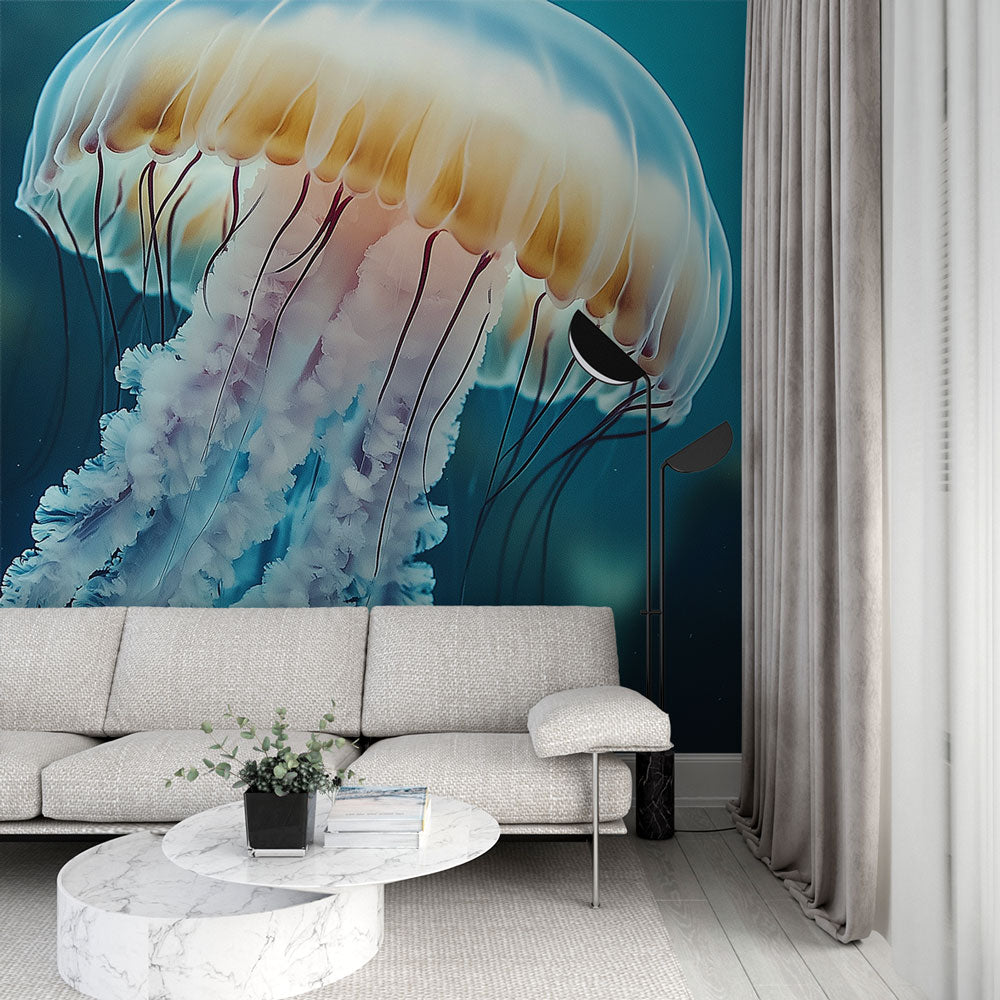 Jellyfish Wallpaper | Enchanting Aquatic Medusa Pattern