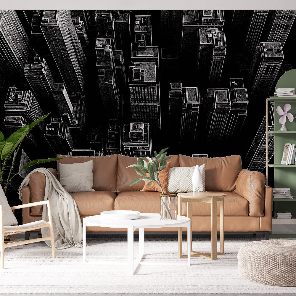 New York Skyscrapers Wallpaper | Aerial Wall Mural