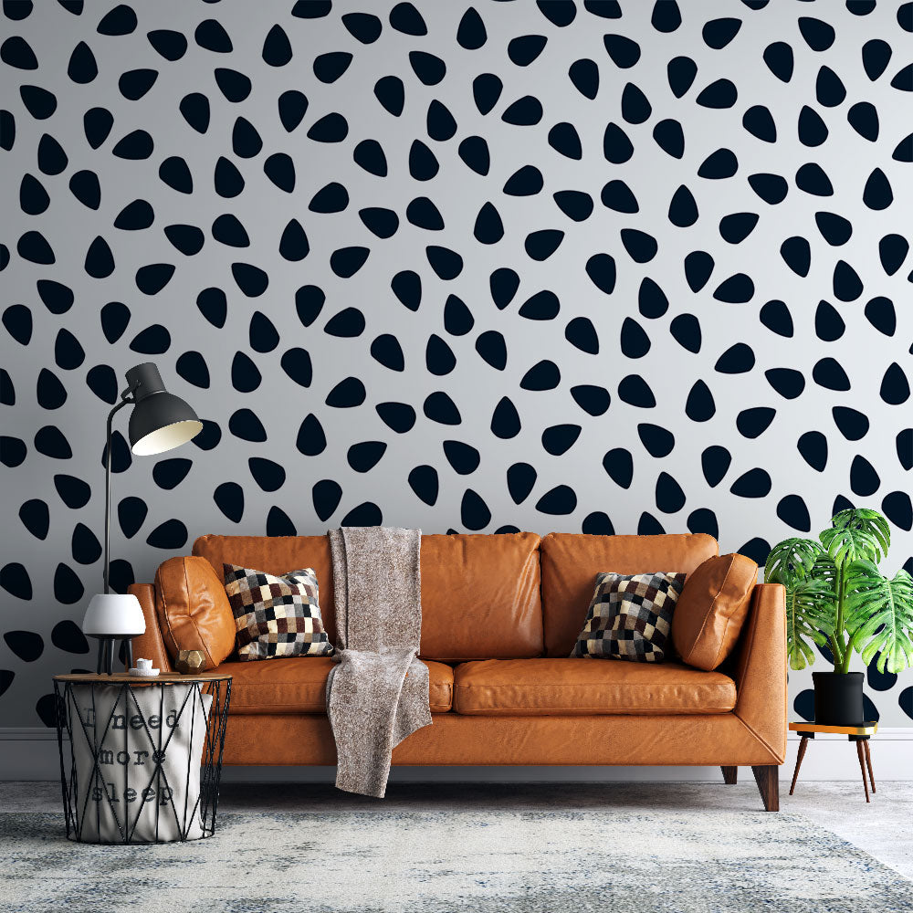 Abstract Wallpaper | White Wall Mural