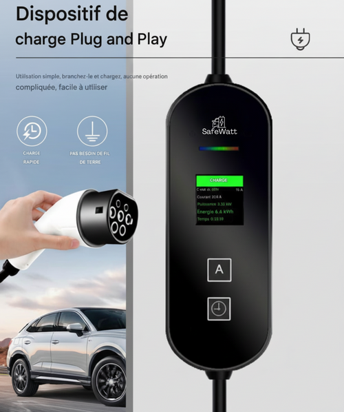 Mobile EV Charger 32 A · 7.4 kW