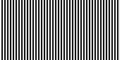 Bathroom Wallpaper | Vertical Black and White Stripes