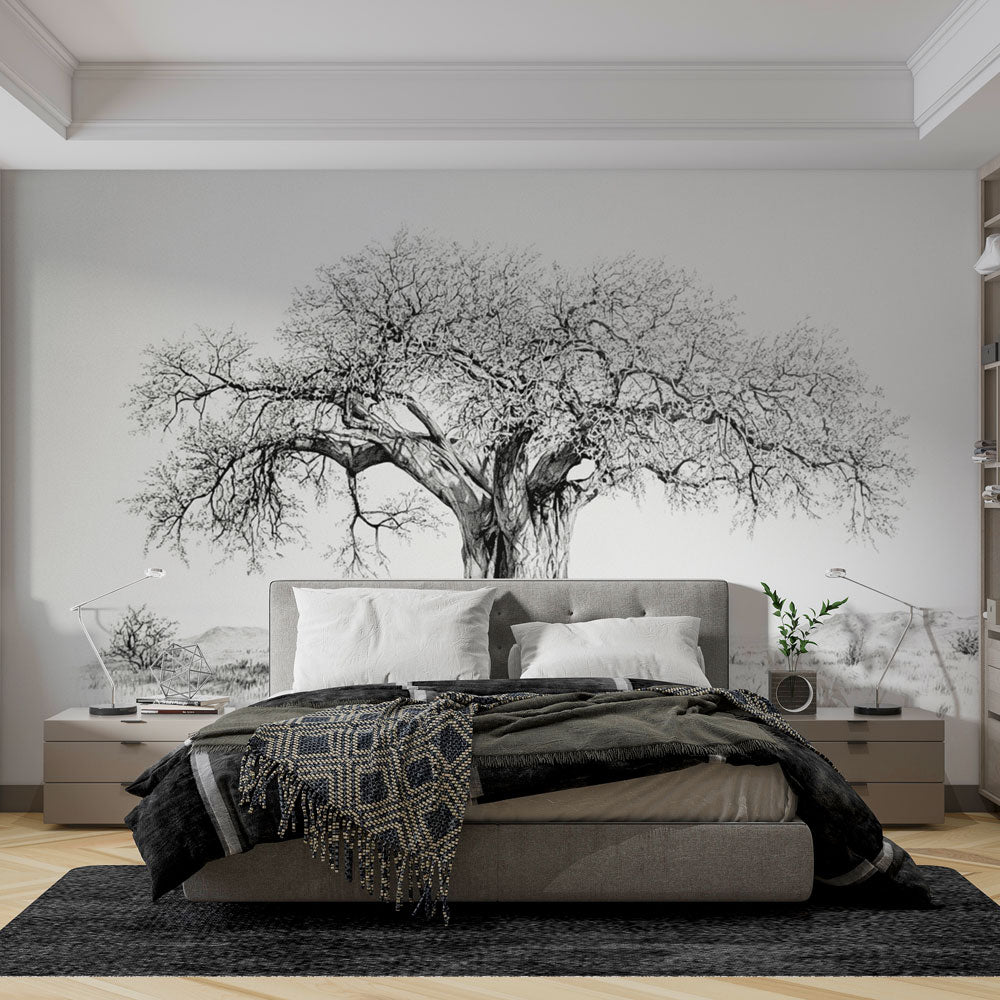 Designer Wallpaper - Dessin En Black and White