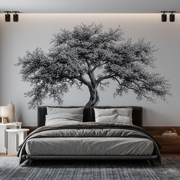 Designer Wallpaper - Illustration En Black and White