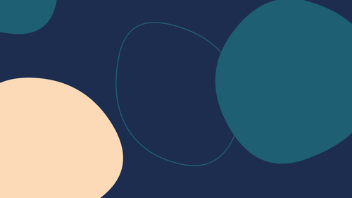 Abstract Wallpaper | Organic Shapes on Navy Blue