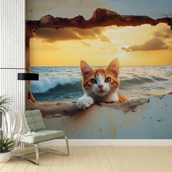 Kitten wallpaper | Seaside Escape Magic