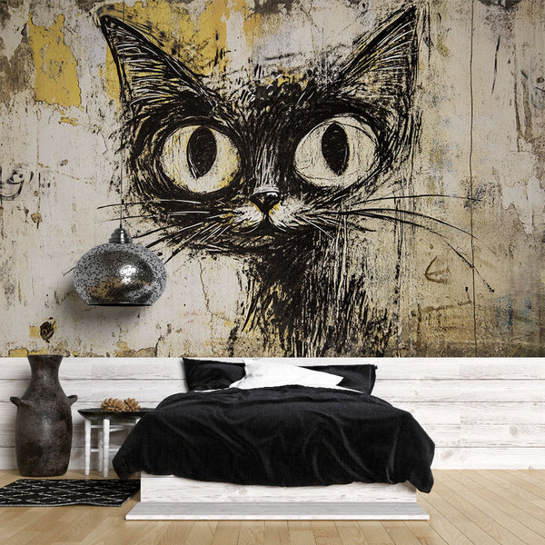 Cat Wallpaper - Street Art Urbain