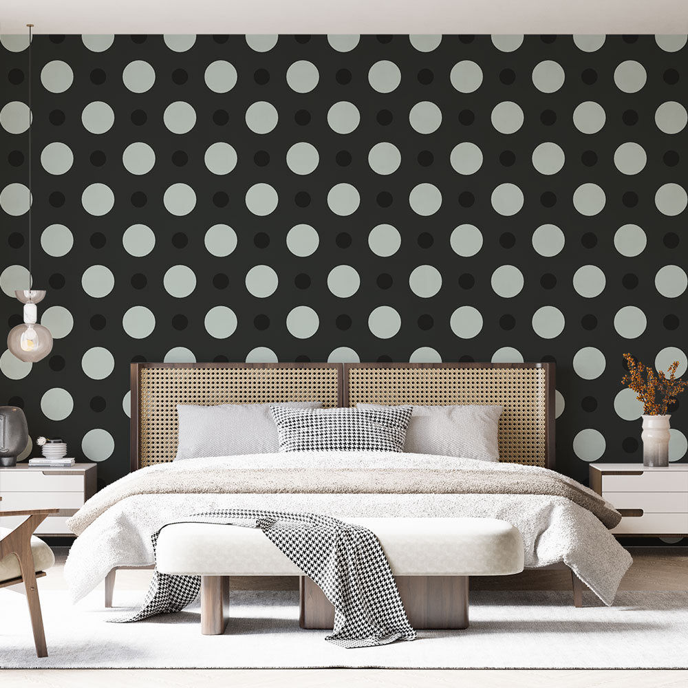 Graphic Wallpaper - White & Black Modern Design