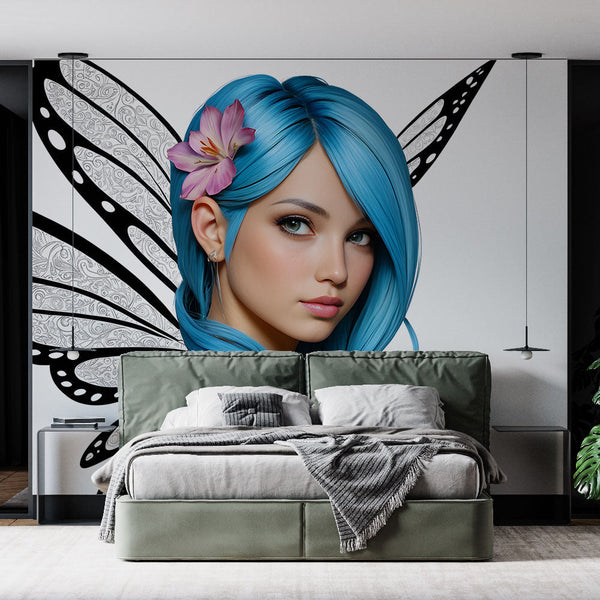 Butterflies Wallpaper - Illustré with Floral and Papillons