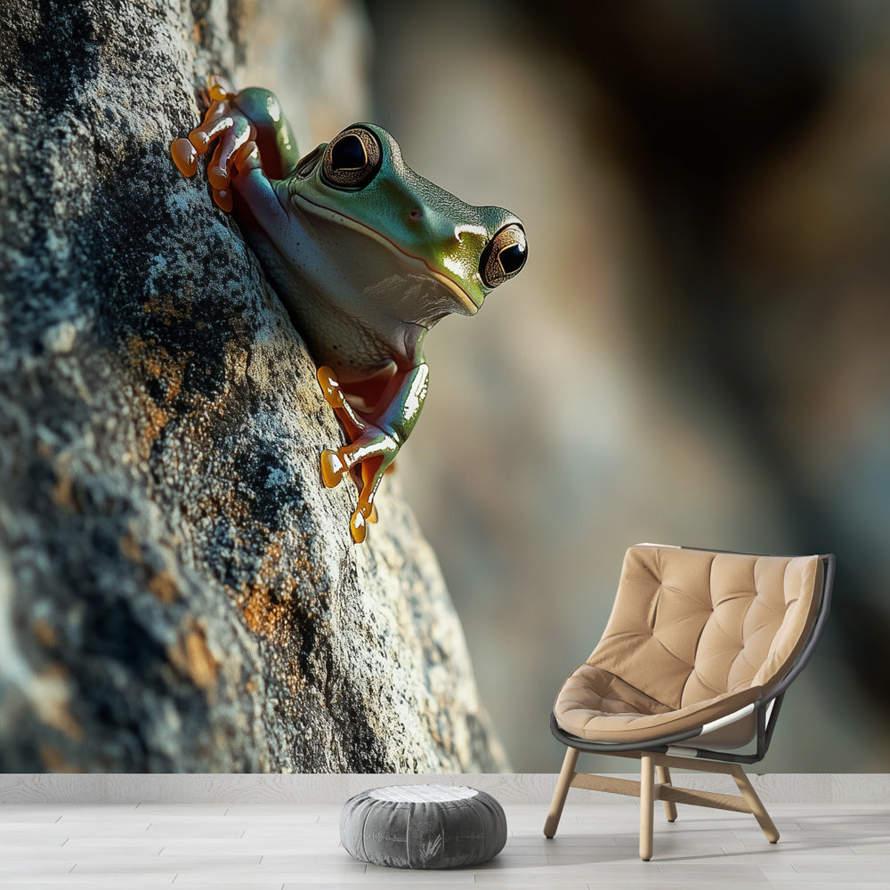Frog Wallpaper | Detailed Nature Portrait Wall Mural