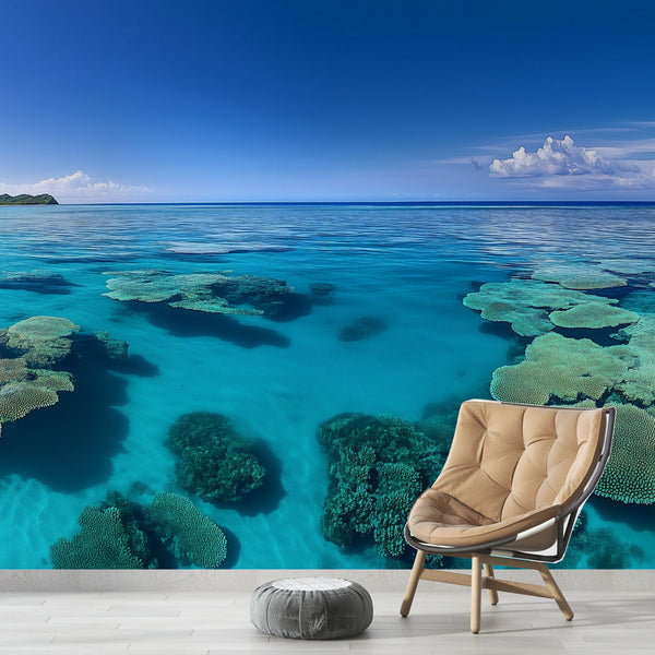 Coral Reef Wallpaper | Tropical Underwater Beauty Mural