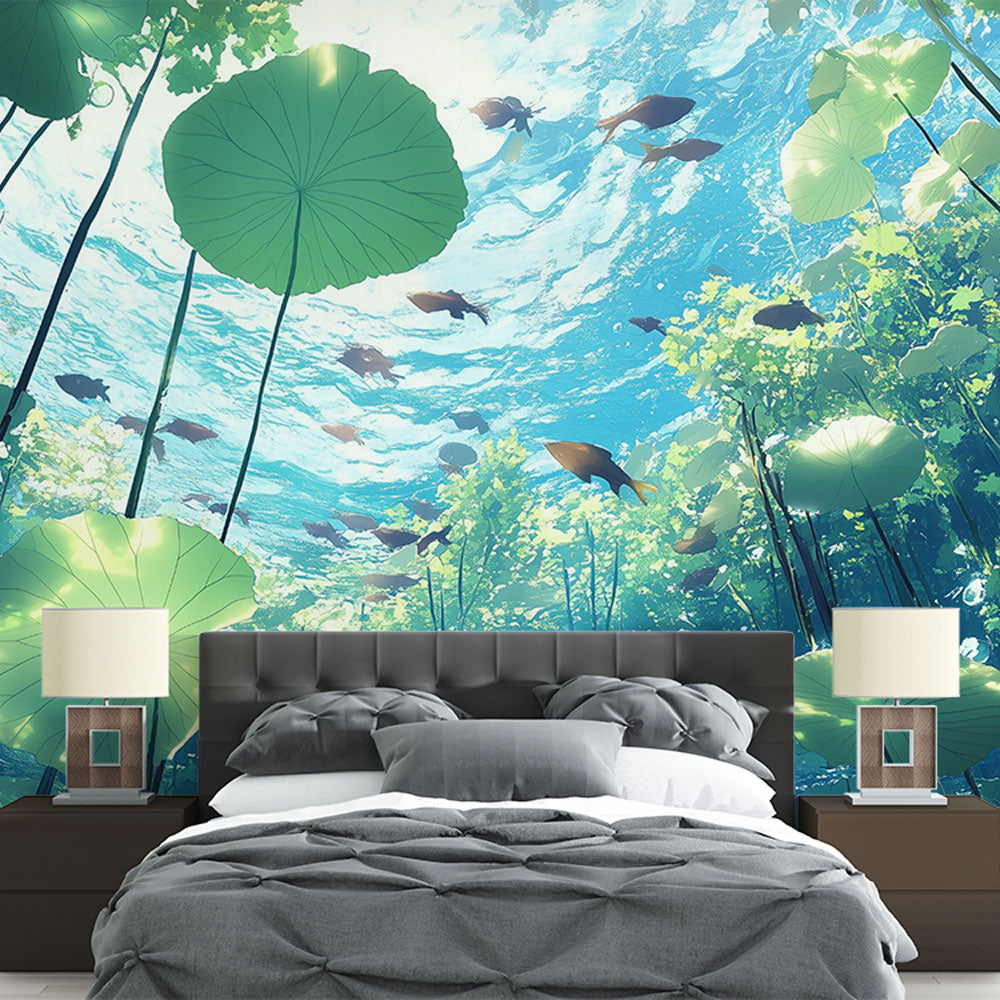 Aquatic Wallpaper | Underwater Plants and Fish Wall Mural