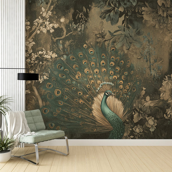 Peacock Wallpaper | Radiant Nature and Timeless Elegance