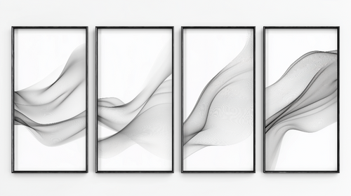 Abstract Wallpaper | Organic Patterns in Black and White