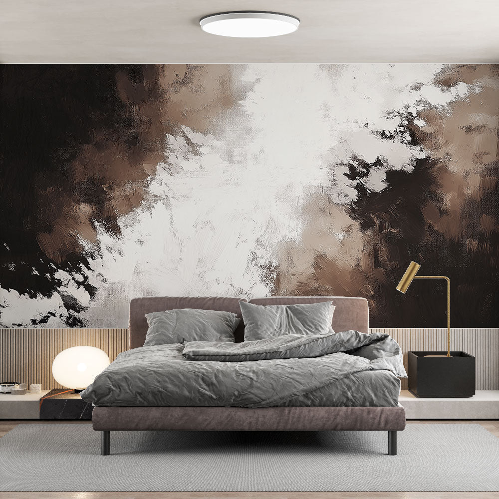 Abstract Wallpaper | Pattern dynamic nuances black white