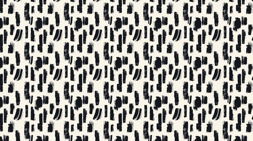 Abstract B&W Wallpaper | Modern Brushstrokes Wall Mural