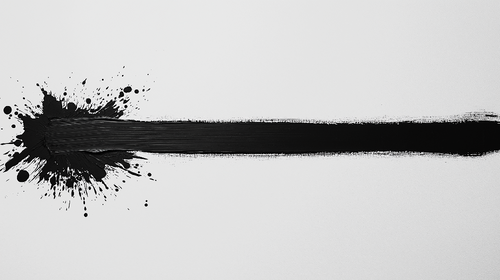 Abstract Wallpaper | Minimalist Black Trail Wall Mural