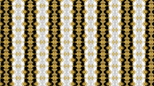 Baroque Wallpaper | Gold, Black & White Elegant Mural