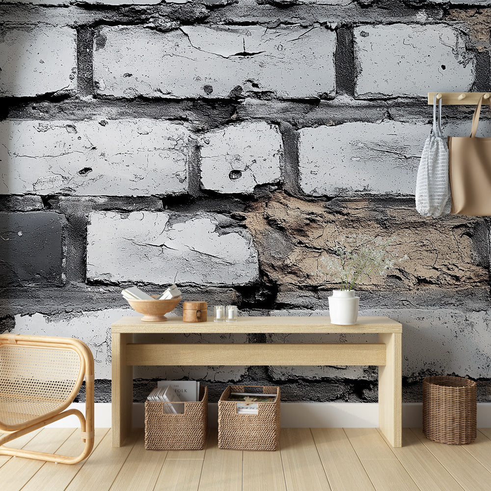 Refined Stone Effect Wall Mural - Premium Designer Design