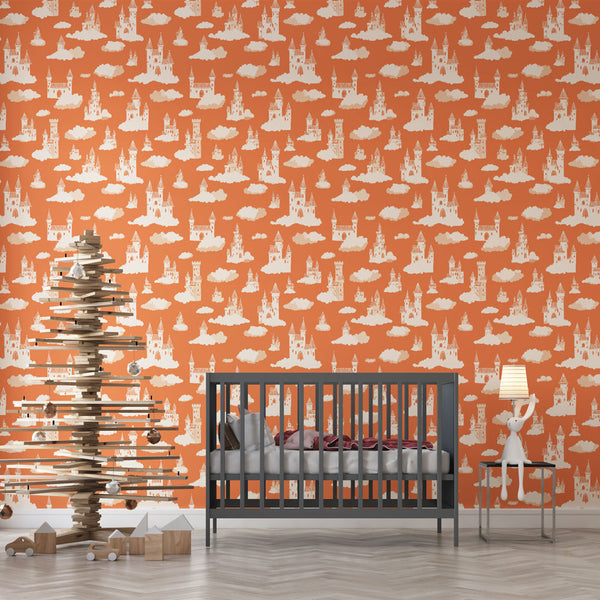 Castle Wallpaper | Dreamlike Castles Floating on Coral