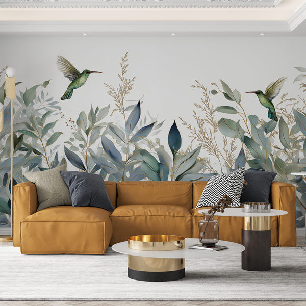 Hummingbird Wallpaper | Delicate Birds Among Lush Foliage