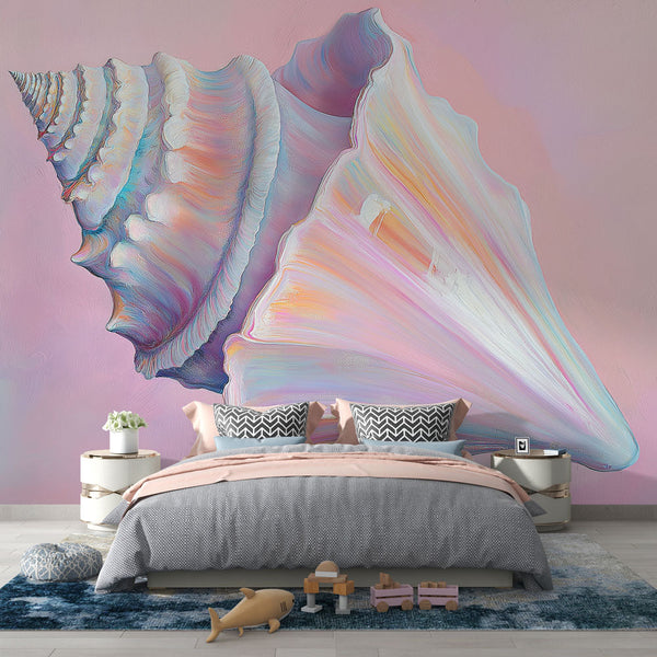 Sophisticated Abstract Wallpaper - Pastel Statement Design