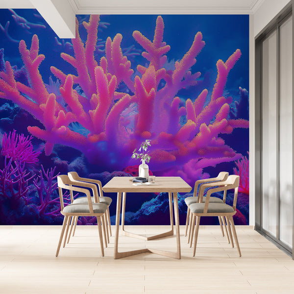 Underwater Coral Wallpaper | Vibrant Wall Mural