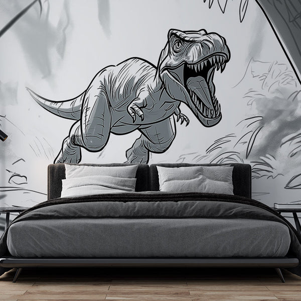 Dinosaur Wallpaper | Tyrannosaurus in Full Stride