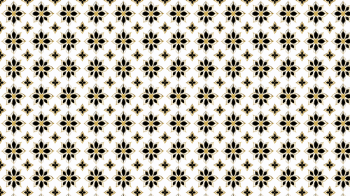 Black & Gold Bloom Wallpaper | Elegant Wall Mural