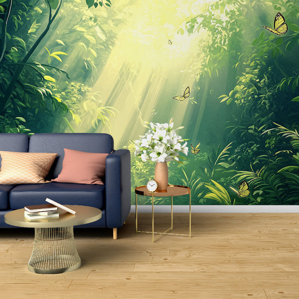 Refined Tropical Jungle Wall Mural - Premium Designer Design