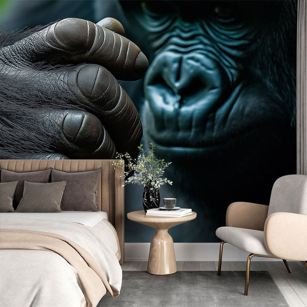 Expressive Gorilla Wallpaper | Captivating Close-up