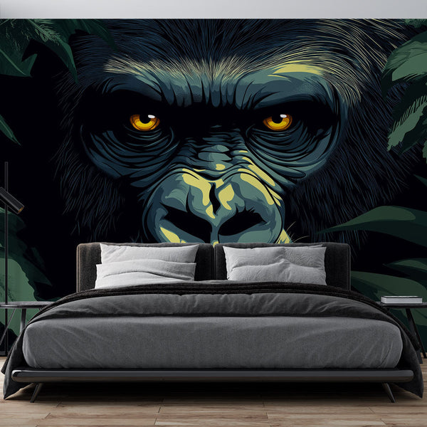 Captivating Gorilla Wallpaper | Jungle Portrait Close-up