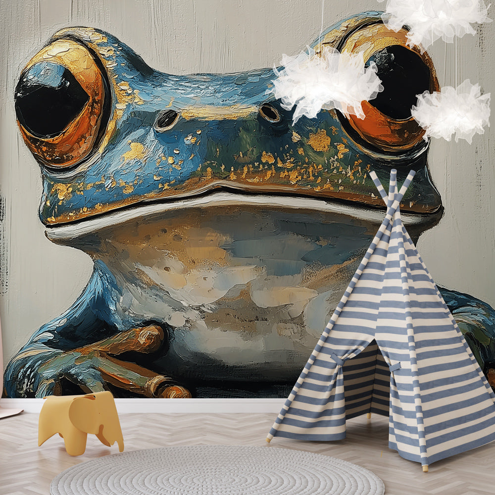 Frog Wallpaper | Colorful Frog with Bright Eyes