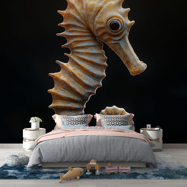 Seahorse Wallpaper | Elegant Detailed Seahorse Figure