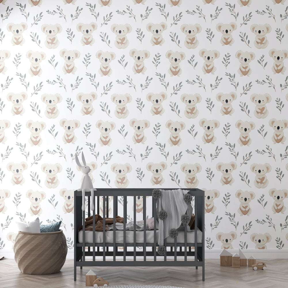 Koala Wallpaper | Adorable Koalas Among Delicate Leaves