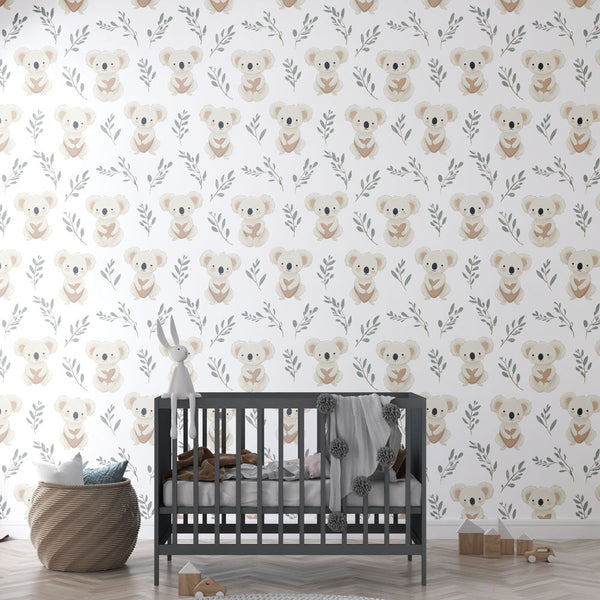 Koala Wallpaper | Adorable Koalas Among Delicate Leaves