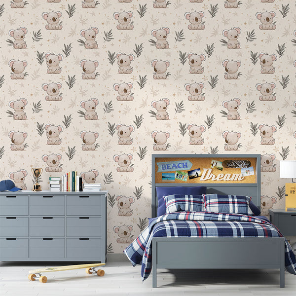 Koala Wallpaper | Adorable Koalas and Delicate Eucalyptus Leaves