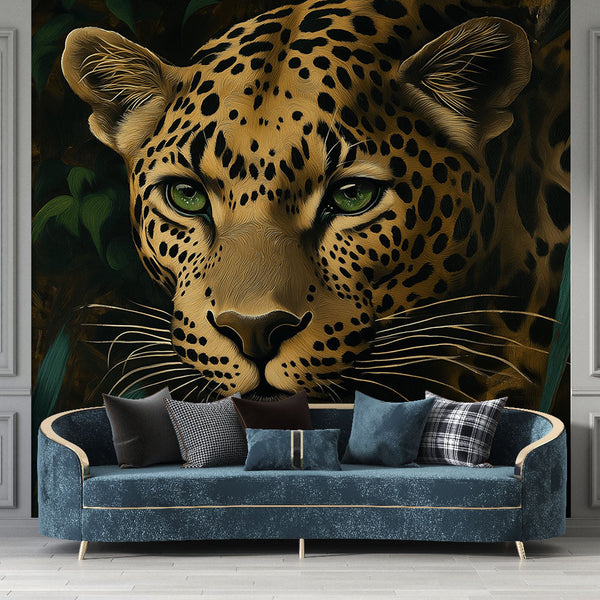 Leopard Wallpaper | Captivating Gaze in the Jungle