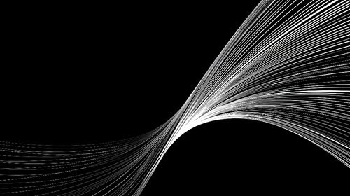Abstract Line Wallpaper | White Lines on a Black Ground