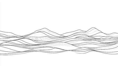 Abstract Lines Wallpaper | Minimalist Black & White