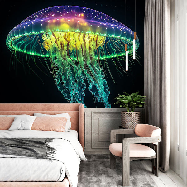 Jellyfish Wallpaper | Luminous Medusa in Vibrant Colours