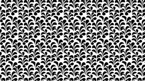 Black & White Floral Wallpaper | Stylised Blooms