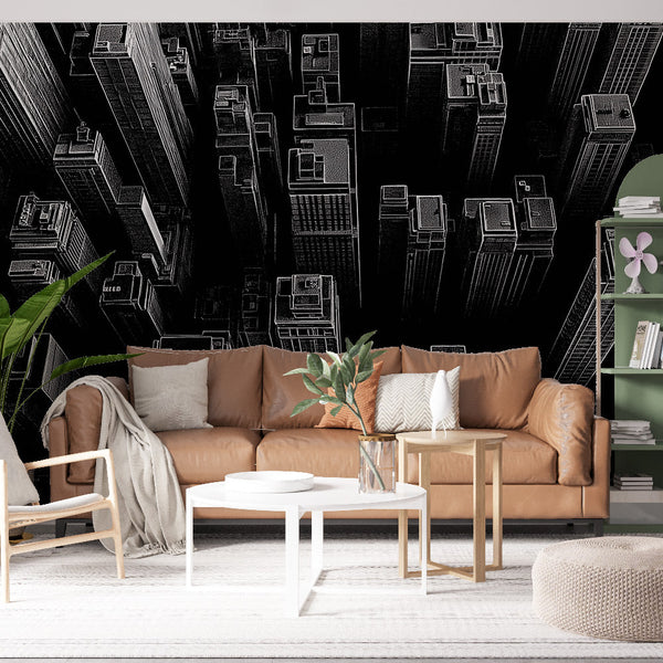 New York Skyscrapers Wallpaper | Aerial Wall Mural